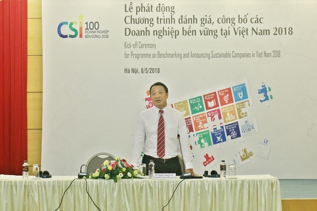 越南启动2018年可持续发展企业评价与公布计划 hinh anh 2