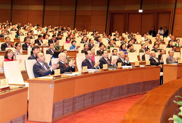 越南第十四届国会第五次会议在河内隆重开幕 hinh anh 1