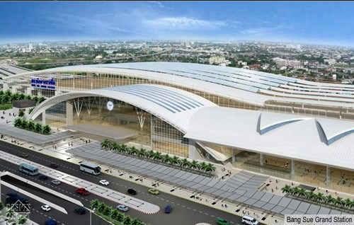 泰国拟于2020年启用东南亚最大火车站 hinh anh 1