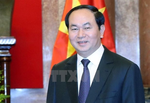 越南国家领导人向莫桑比克共和国总统致贺电 hinh anh 1