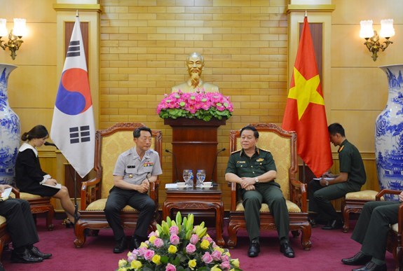 越南与韩国加强防务合作 hinh anh 1