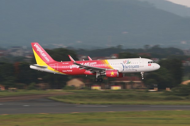 越捷航空公司参加缅甸国际旅游展 推出数百张特价机票 hinh anh 1