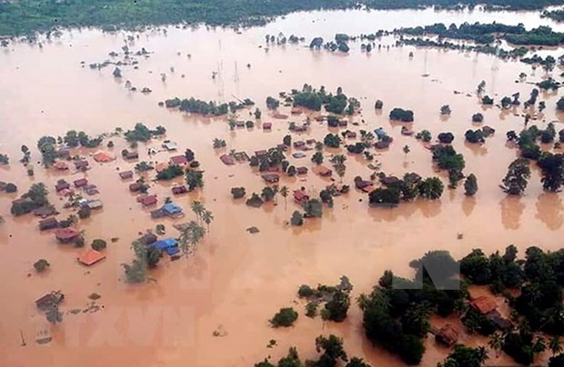 老挝水电站大坝坍塌事故：韩国向老挝提供价值100万美元的紧急援助 hinh anh 2