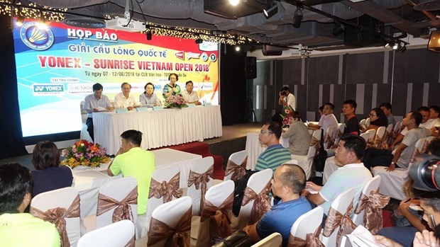 2018年越南国际羽毛球公开赛即将举行 hinh anh 1