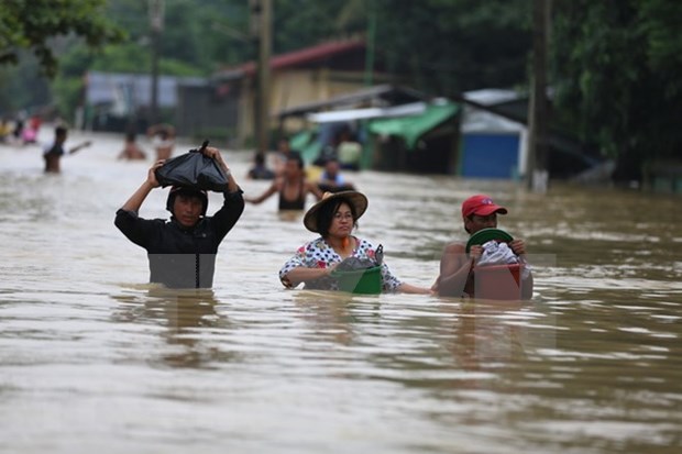 缅甸洪灾已造成12人死亡 近15万灾民被迫疏散 hinh anh 1