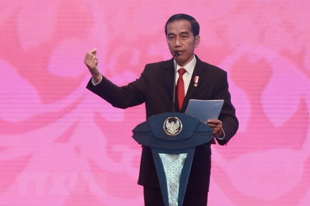 印尼总统佐科登记参加2019年大选 hinh anh 1