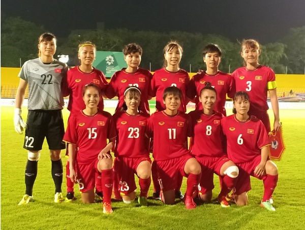 ASIAD 2018亚运女足四分之一决赛越南队将与中国台湾队一争高下 hinh anh 1
