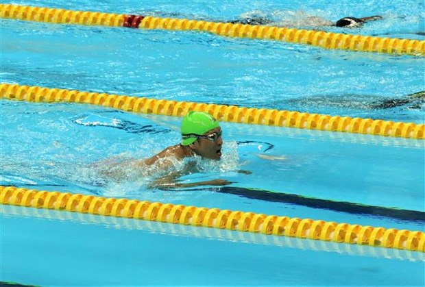 2018年亚残运会：游泳运动员阮成忠为越南队夺得首枚金牌 hinh anh 1