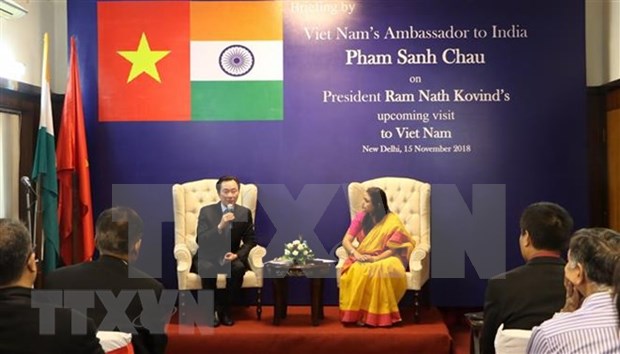 越南驻印度大使馆就印度总统访越之旅举行新闻发布会 hinh anh 2
