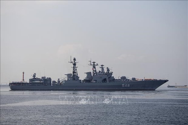 俄罗斯三艘军舰访问菲律宾马尼拉 hinh anh 1