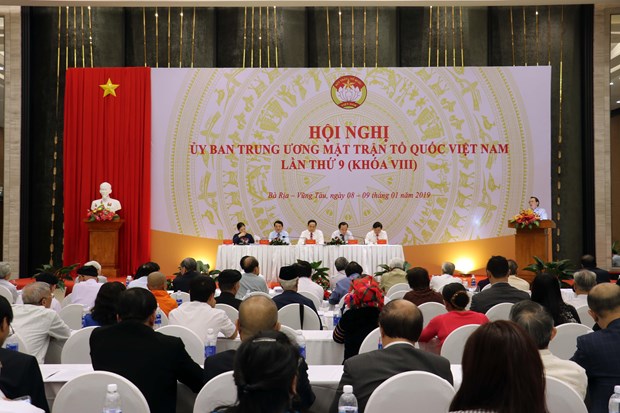 第八届越南祖国阵线中央委员会第九次会议今日拉开帷幕 hinh anh 3