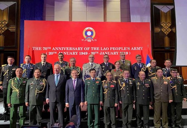老挝人民军成立70周年纪念活动在河内举行 hinh anh 2