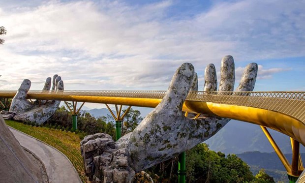 岘港金桥——岘港市旅游业的亮点 hinh anh 2