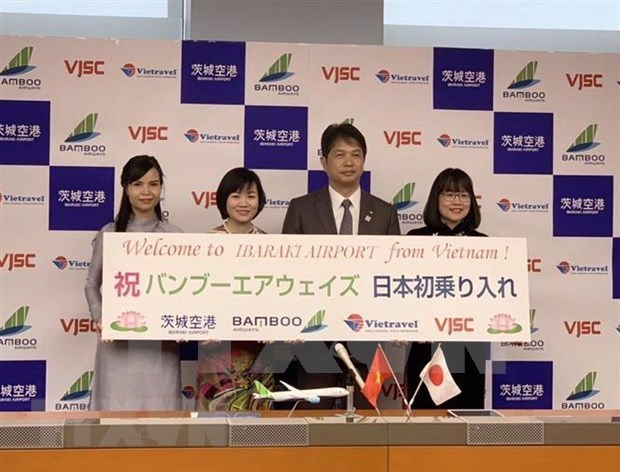 越竹航空将于本月底开通飞往日本茨城县的国际包机航线 hinh anh 1