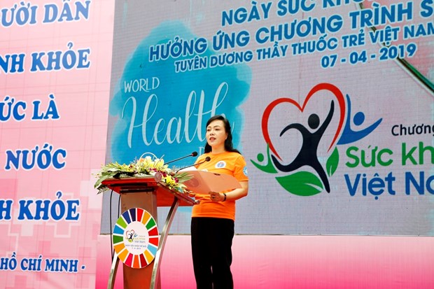 越南卫生健康计划正式启动：1万步改变生活 hinh anh 1
