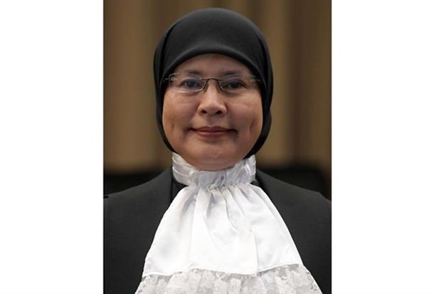 马来西亚任命该国史上首位女性首席大法官 hinh anh 1