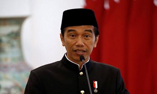 印尼大选：现任总统佐科正式宣布胜选 hinh anh 1