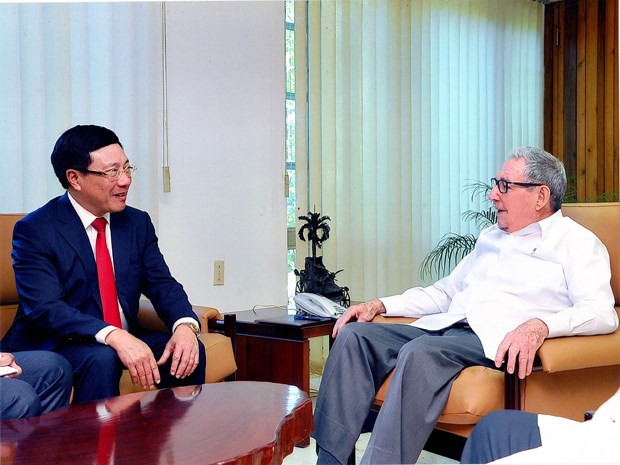 越南政府副总理兼外长范平明对古巴进行正式访问 hinh anh 3