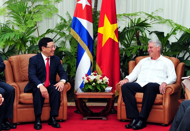 越南政府副总理兼外长范平明对古巴进行正式访问 hinh anh 4