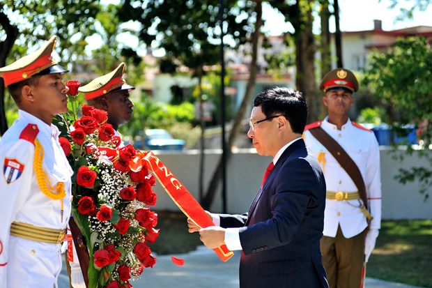 越南政府副总理兼外长范平明对古巴进行正式访问 hinh anh 5