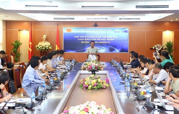 越南信息传媒部向新闻媒体提供关于融入国际社会和UNESCO的信息 hinh anh 1
