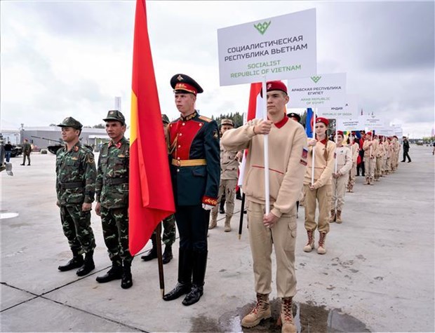 越南人民军体育代表团参加2019年国际军事比赛 hinh anh 2
