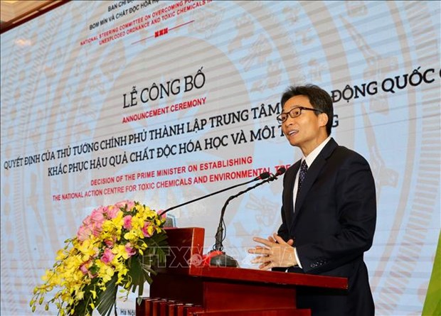 越南成立“消除有毒化学品及环境处理国家行动中心” hinh anh 2