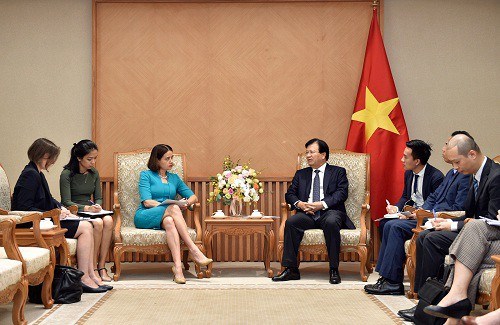 越南政府副总理郑庭勇会见澳大利亚驻越大使穆迪 hinh anh 1