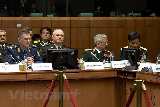 越南同欧盟举行国防安全对话 hinh anh 1