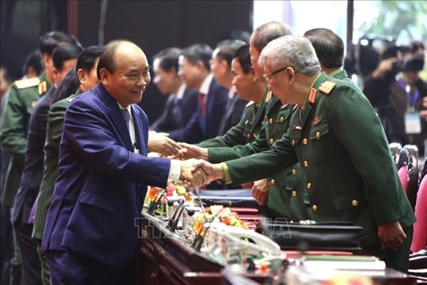 越南政府总理阮春福出席2019年全军军政会议 hinh anh 1