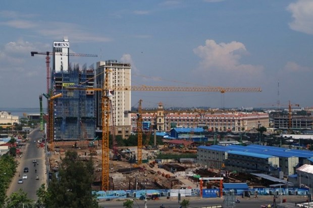 2019年柬埔寨建筑业投资资金达93.5亿美元 hinh anh 1