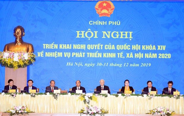 越南政府副总理张和平：齐心协力完成2020年经济社会发展目标任务 hinh anh 1