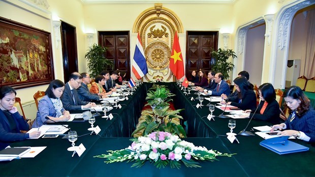 越南与泰国在河内举行第七次外交部副部长级年度政治磋商 hinh anh 1