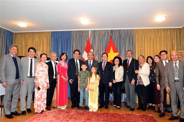 张和平副总理与旅居瑞士越南人共迎新春 hinh anh 1