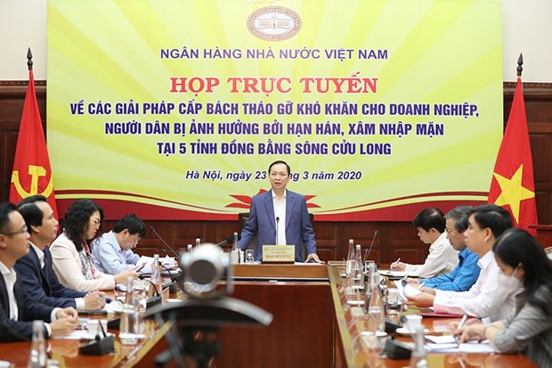 越南国家银行：为灾区企业和民众提供信贷支持 hinh anh 1