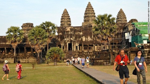 2020年4月柬埔寨吴哥考古公园的门票收入同比下降99.5% hinh anh 1