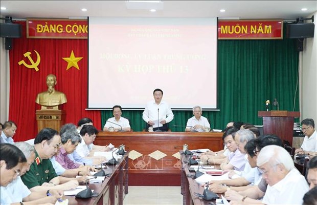 越共中央理论委员会第13次会议在河内召开 hinh anh 1
