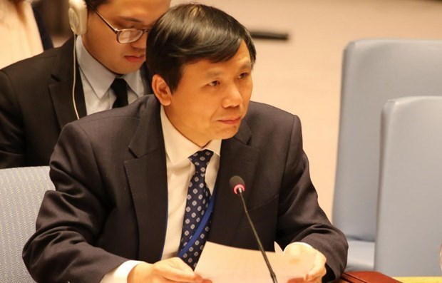 越南出席联合国安理会有关中非局势的辩论会 hinh anh 1