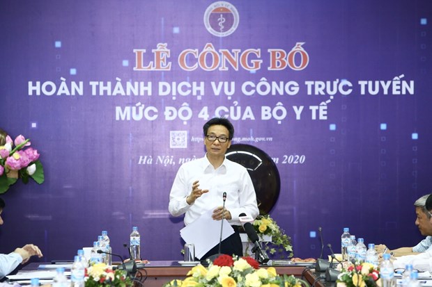 越南卫生部提前5年全部完成四级在线公共服务平台建设 hinh anh 2
