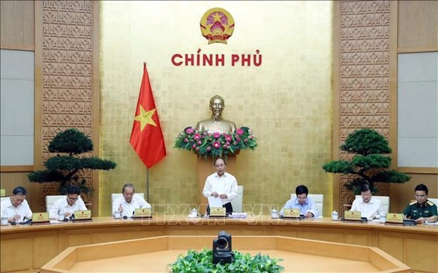 越南政府与各地方全国视频会议发表决议 hinh anh 1