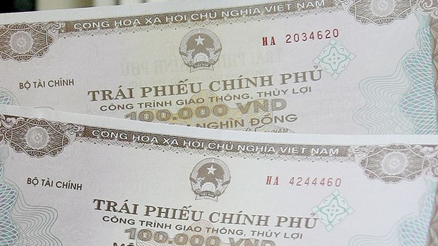 越南发行政府债券成功筹资9.2万亿越盾 hinh anh 1
