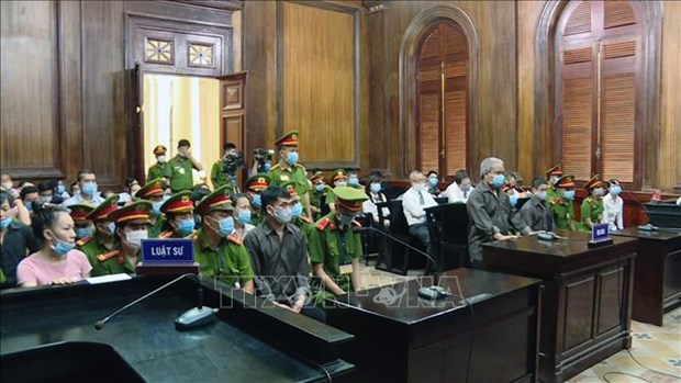 胡志明市人民法院对8人聚众扰乱安全罪一案公开宣判 hinh anh 1