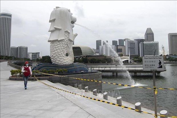 新加坡第二季度GDP收缩幅度更大 hinh anh 1