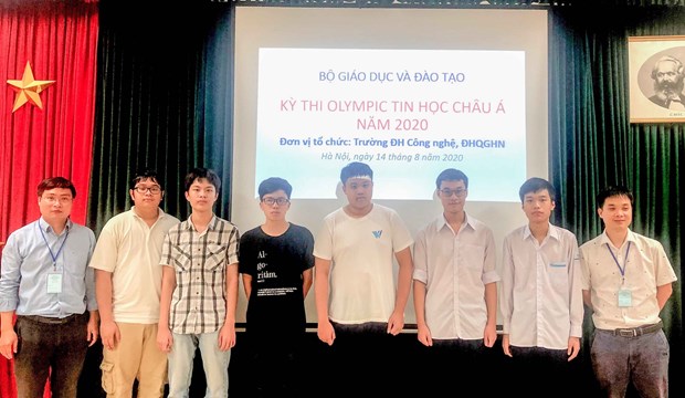 2020年亚洲与太平洋地区信息学奥林匹克竞赛：参赛的6名越南学生均获奖 hinh anh 1