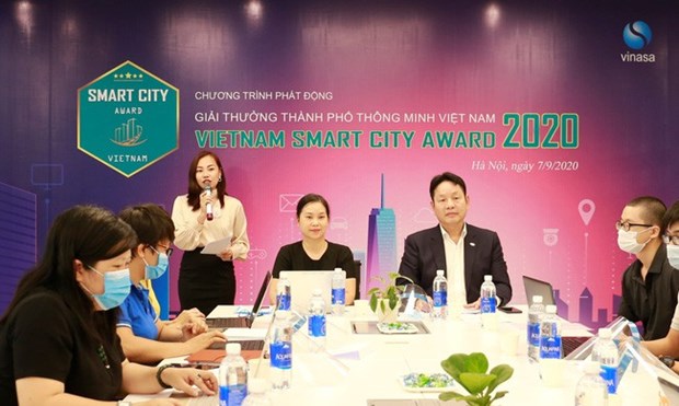 2020年越南智慧城市奖启动仪式在河内举行 hinh anh 1