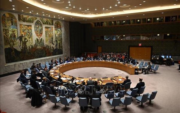 越南与联合国安理会：越南呼吁保护发生武装冲突各国的人民 hinh anh 1