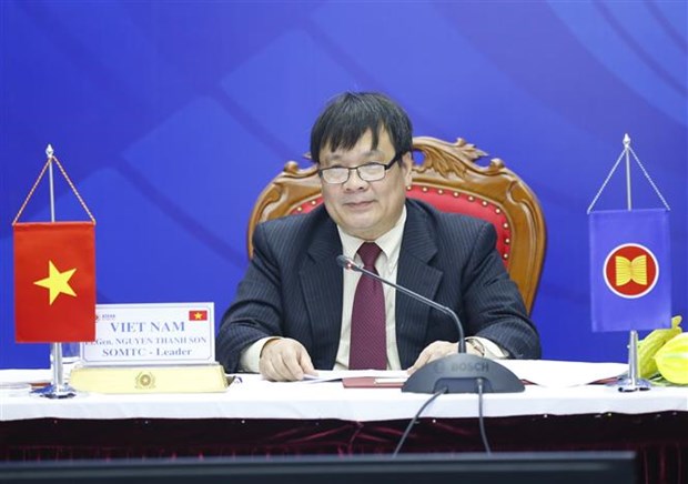 越南出席第20届东盟打击跨国犯罪高官会议 hinh anh 2