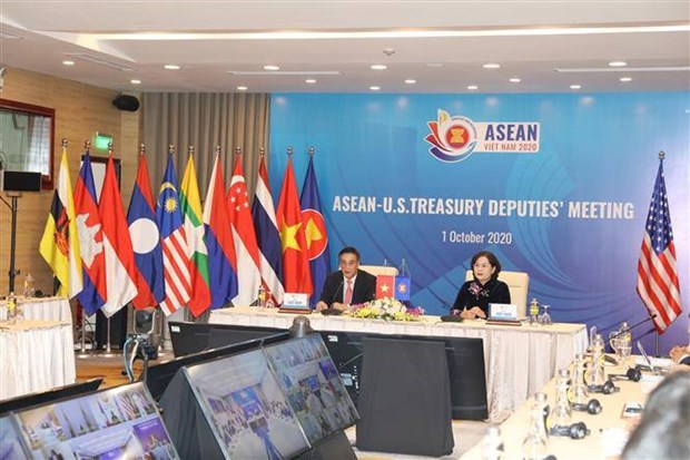 ASEAN 2020：东盟与美国召开金融银行领域合作对话 hinh anh 1