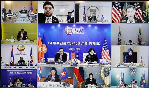ASEAN 2020：东盟与美国召开金融银行领域合作对话 hinh anh 2