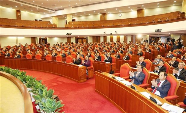 越共第十二届中央委员会第十三次全体会议在河内开幕 hinh anh 3